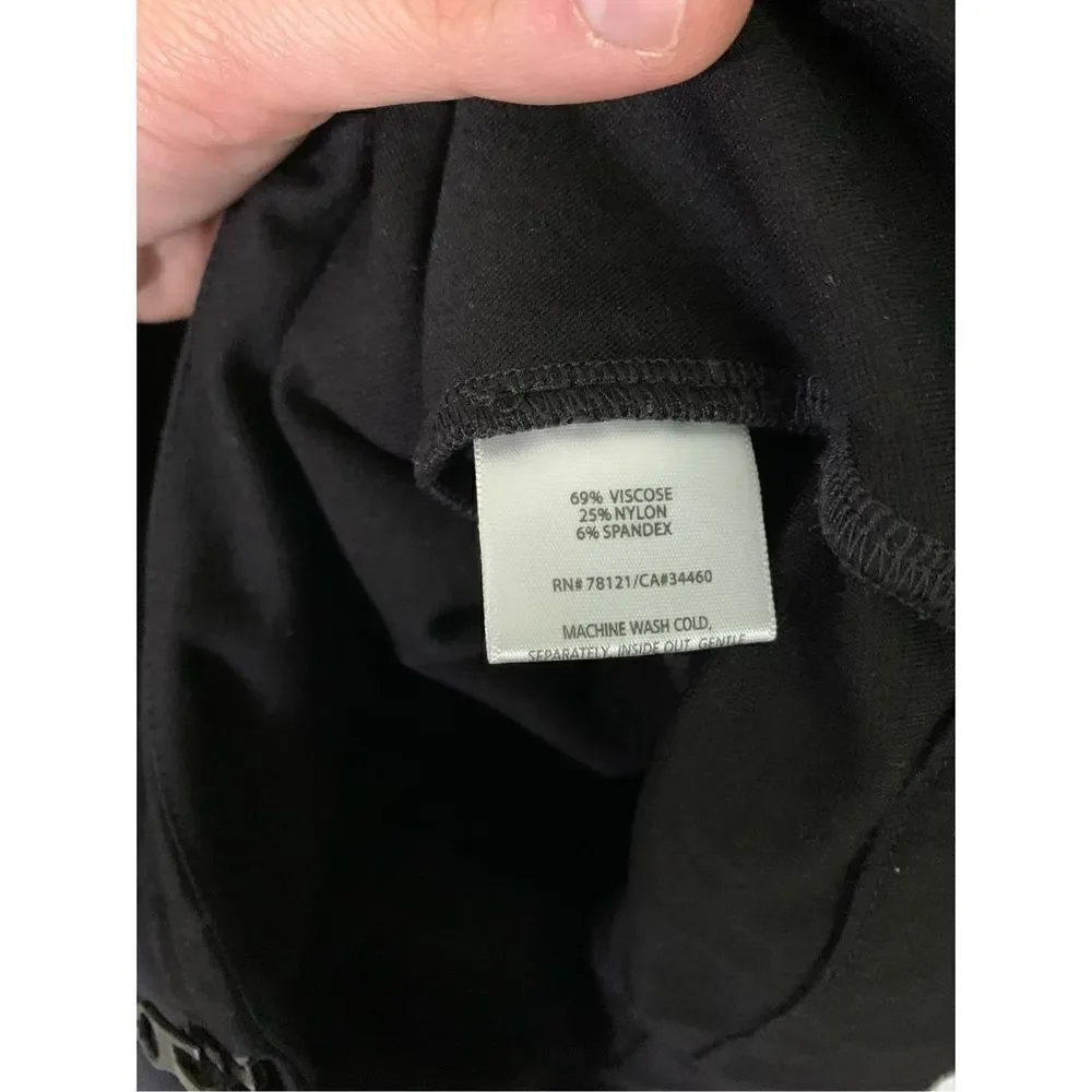 Eileen Fisher asymmetrical jacket black women's size medium